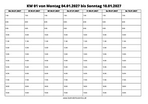 Wochenkalender